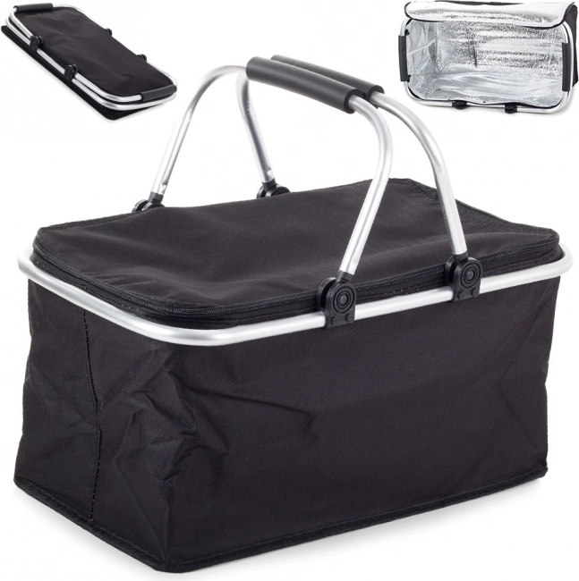 Termo foldbar picnickurv – sort