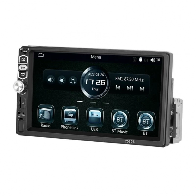 Bilsmonitor 7,0" Podofo Carplay og Android Auto