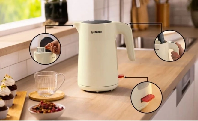 Beige elkedel Bosch MyMoment 1,7l