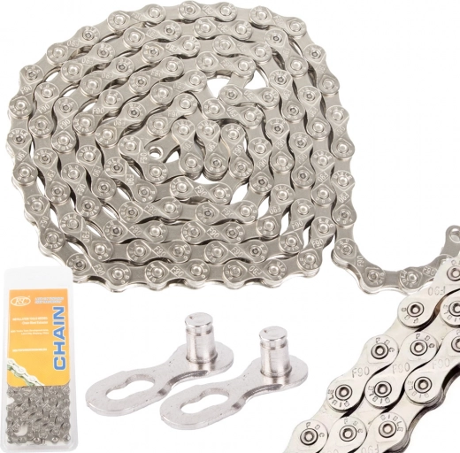 Cykelkæde 1/2 x 3/32 til 6/7/8 gear, 116 led med quicklink