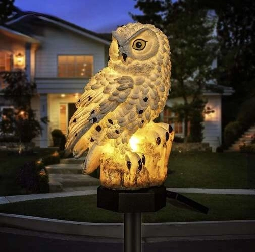 Solcellelampe Ugle Gardlov