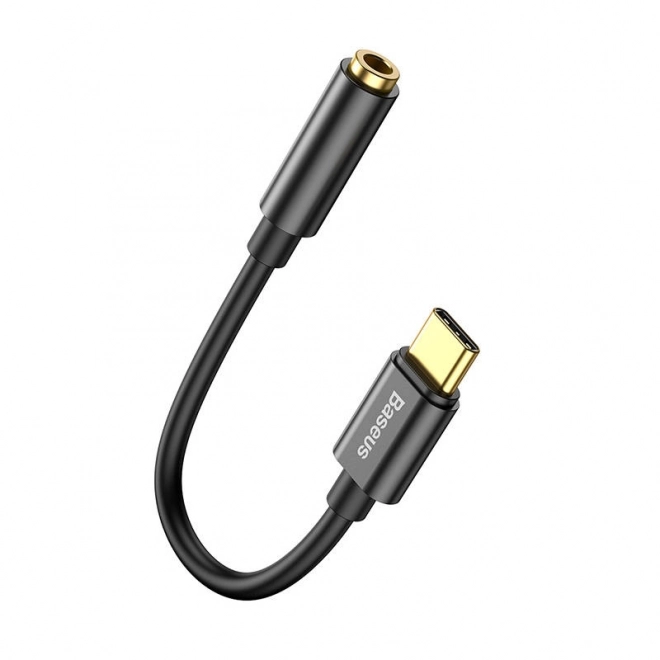 Baseus L54 USB-C mini jack 3,5 mm lydadapter - sort