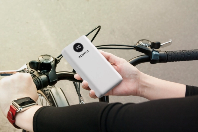 Powerbank P20000QCD 20000mAh hvid QC/PD