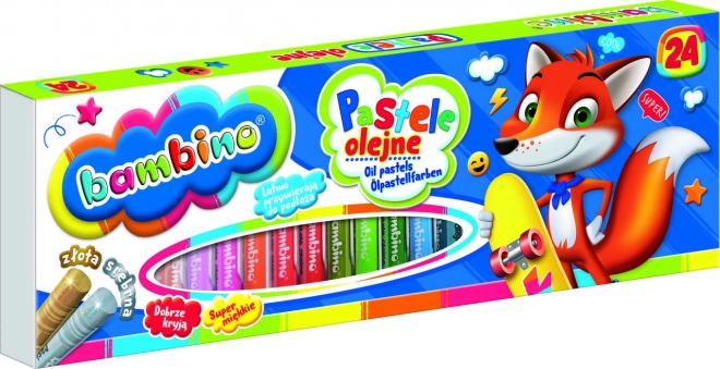Bambino oliekridt 24 farver