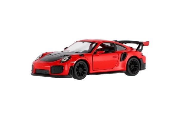 Auto Kinsmart Porsche 911 GT2 RS metal/plast 13 cm 4 farver med tilbagespoling 12 stk i boks