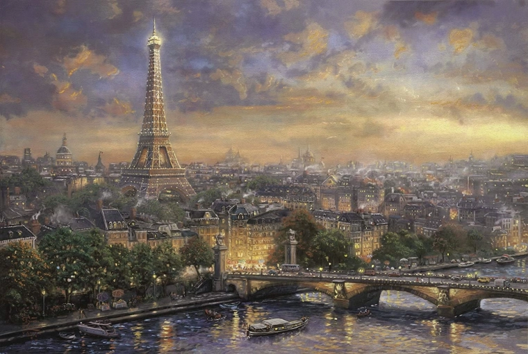 Puslespil Paris – kærlighedens by 1000 brikker SCHMIDT
