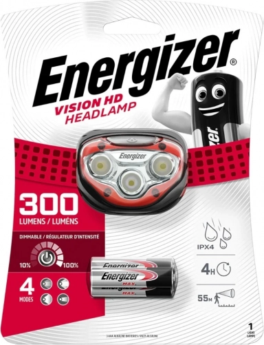 Pandelygte ENERGIZER Vision HD 300 lm