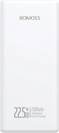 Powerbank Romoss 20000mAh 22,5W hvid