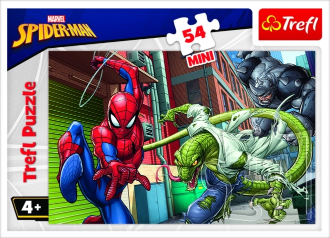 Minipuslespil Spiderman 54 brikker