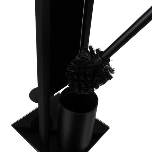 Stativ til toiletpapir med toiletbørste og holder