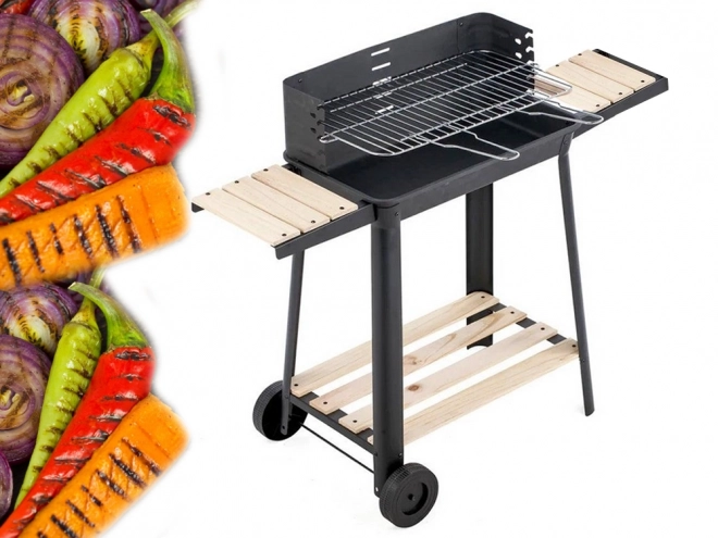 Stor havegrill til trækul