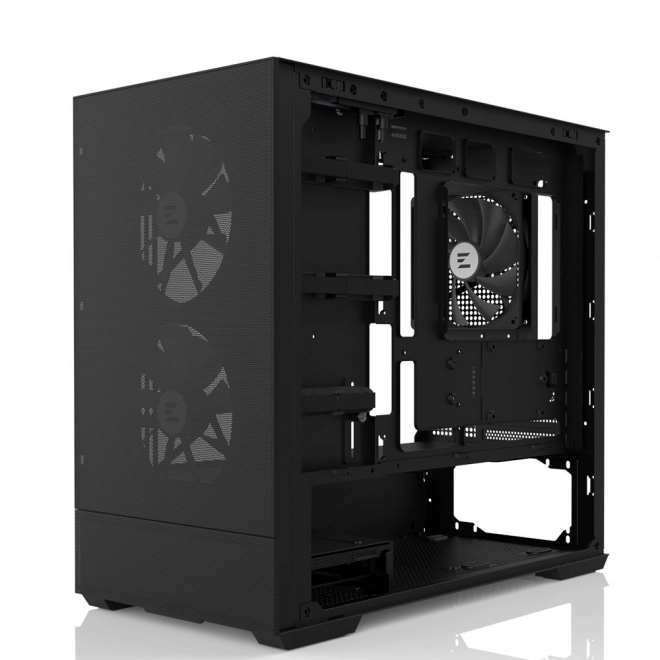 Kabinet P30 Air mATX Mini Tower med ARGB blæsere sort
