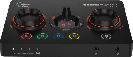 Ekstern lydkort CREATIVE Sound Blaster GC7 til streaming og gaming