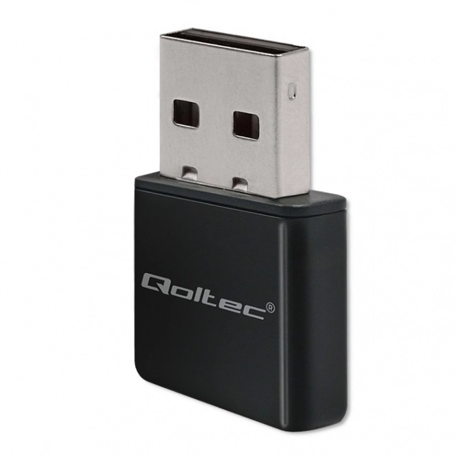 Trådløs Mini Adapter WiFi Qoltec USB 2.0 300Mbps