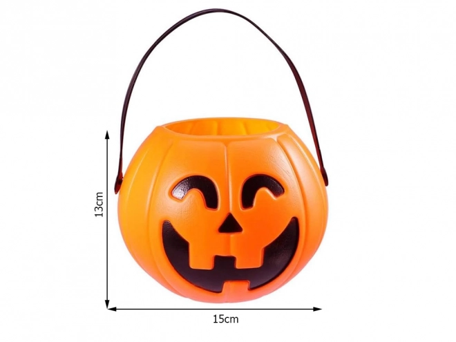 Græskarkurv til Halloween-slik