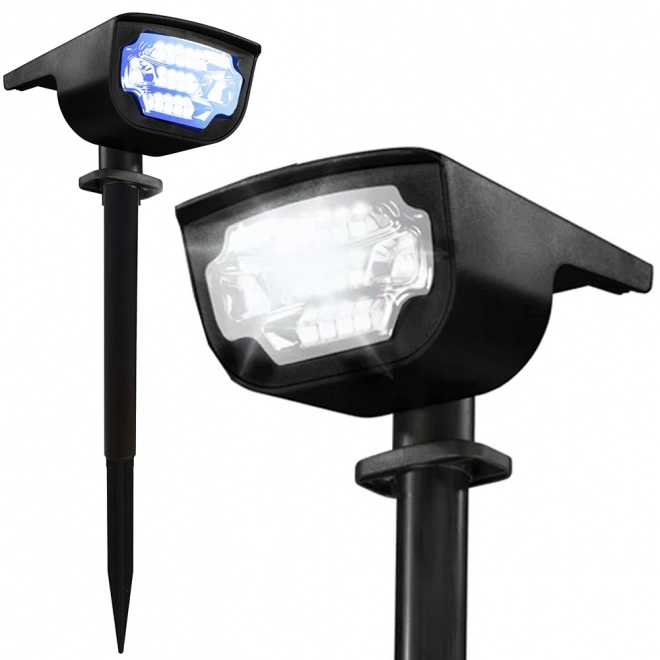 Solcelle have lanterne med farverig LED belysning