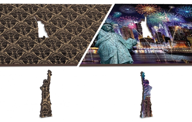 Träpuzzle Nat New York 2i1