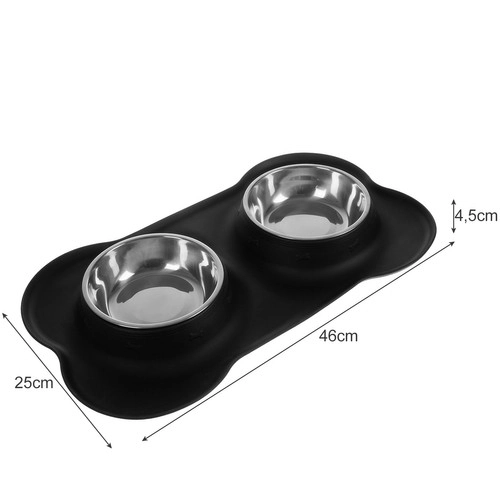 Dobbelt skål - 450 ml Purlov 21632