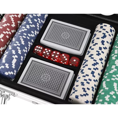 Poker - sæt med 300 jetoner i HQ-kuffert