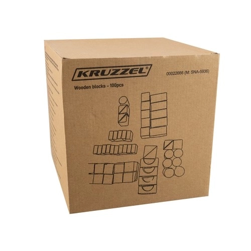 Træklodser - 100 stk. Kruzzel 22666