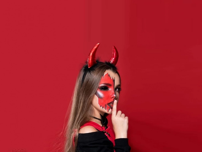 Pandebånd med djævlehorn til Halloween