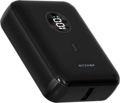 Mini powerbank BlitzWolf 10000mAh med hurtigopladning 22,5W