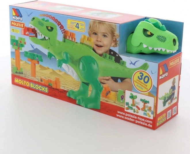 Sæt dinosaur byggesæt 30 dele