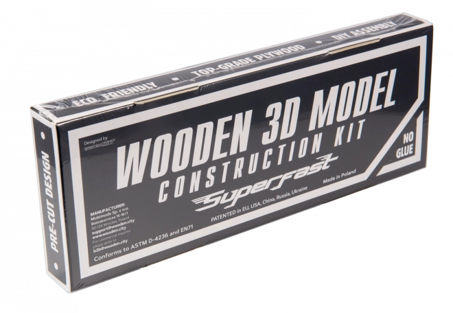 Wooden City 3D puslespil Superhurtig Traktor