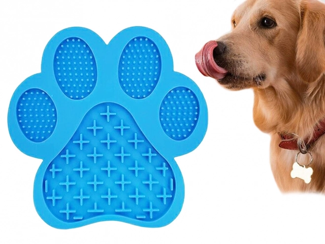 Antistress slikkelap til hunde formet som en pote