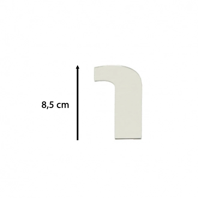 Store vægur 80-120cm sølvfarvet 12 tal
