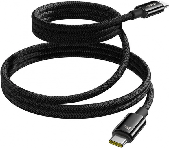 Baseus Tungsten Gold opladningskabel USB-C til USB-C 100W 1 m sort