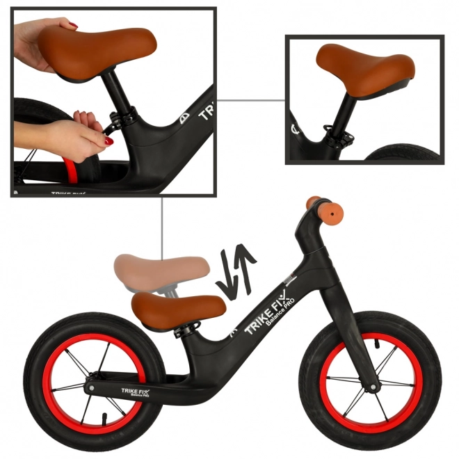 Børne løbecykel Trike Fix Balance PRO sort