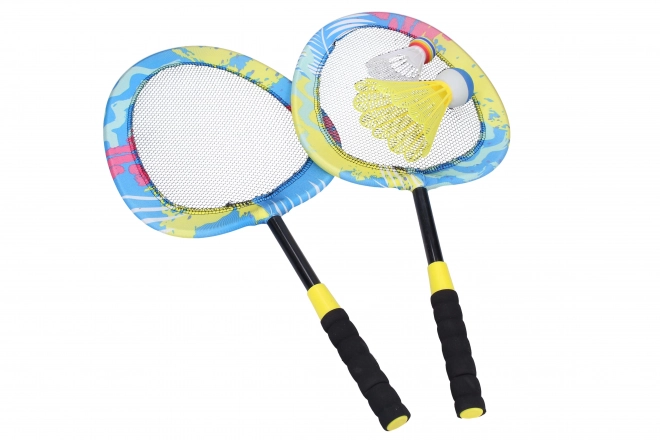 Farverig badminton