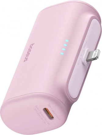 Baseus kompakt powerbank 5000 mAh 20 W pink