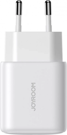 Joyroom dual USB-A og USB-C oplader 20W hvid
