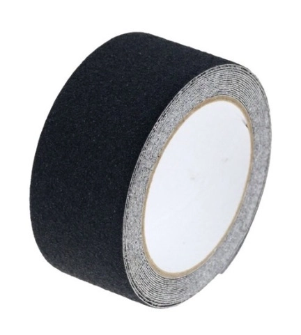 Skridsikker sikkerhedstape 2,5 cm x 5 m sort-gul – Sort