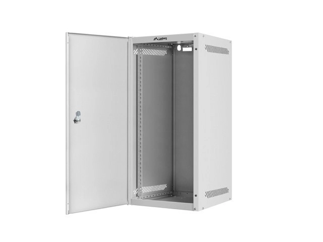 Grå vægskab LANBERG 10U 280x310