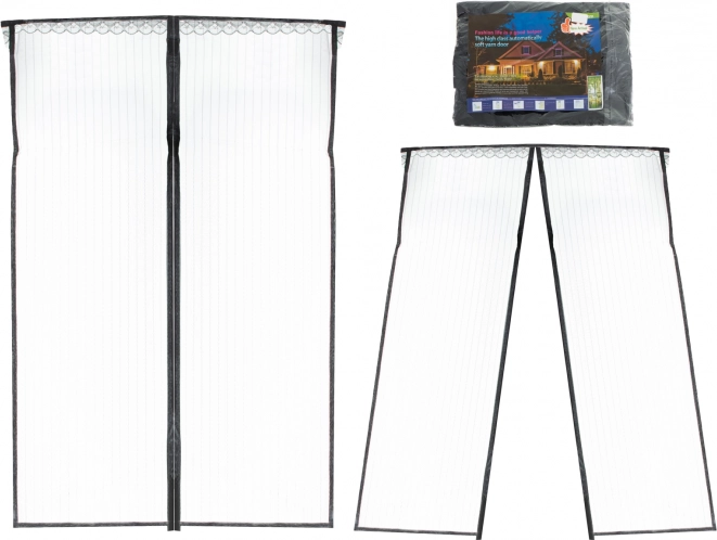 Magnetisk insektnet til dør, sort – 100x210