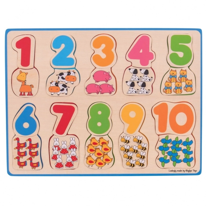 Regnepuzzle Bigjigs Legetøj