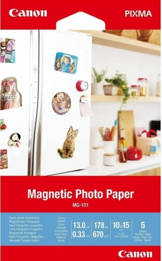Magnetisk fotopapir CANON MG-101 10×15, 5 ark