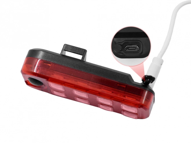 Bageste LED-lys til cykel med USB-opladning