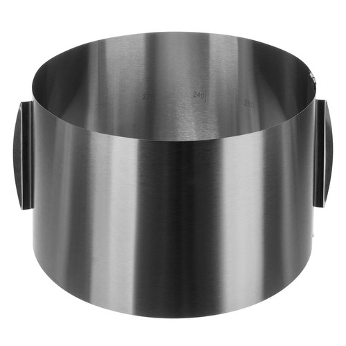 Kageform 20 cm i rustfrit stål
