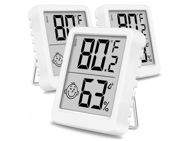 Digitalt termometer med hygrometer til hjemmet