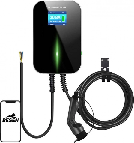 BESEN BS20 vægmonteret elbiloplader 11 kW med app