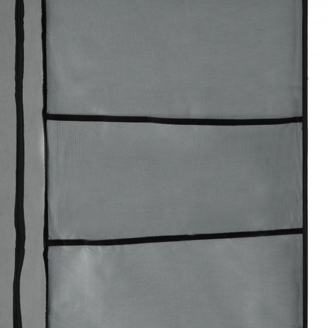 Tekstil-garderobe - stor tekstil-garderobe med hylder til tøj og sko