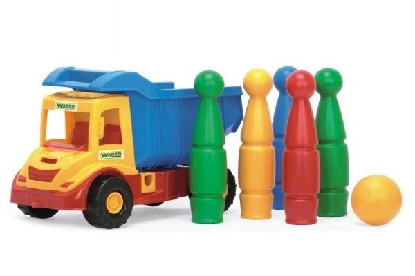 Kippende lastbil Multi Truck med kegler