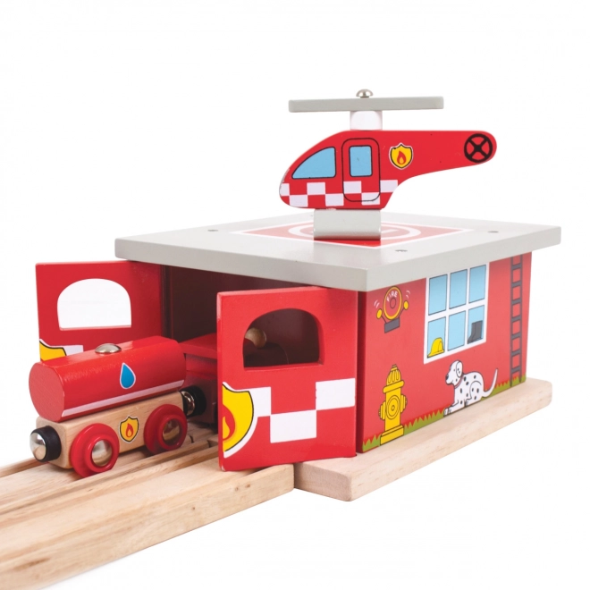 Bigjigs Rail Brandstation