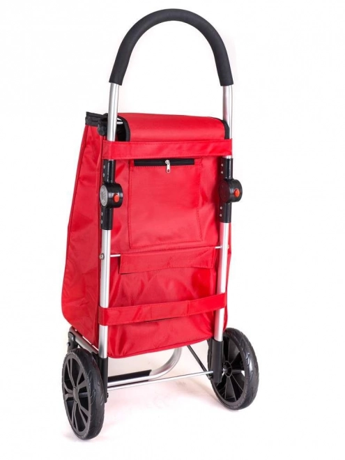 Indkøbstaske 98 x 48 x 36 cm, foldbar, rød