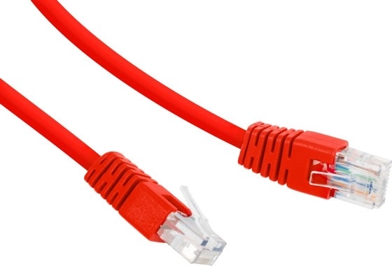 Patchkabel Cat.6 UTP 2 m rød