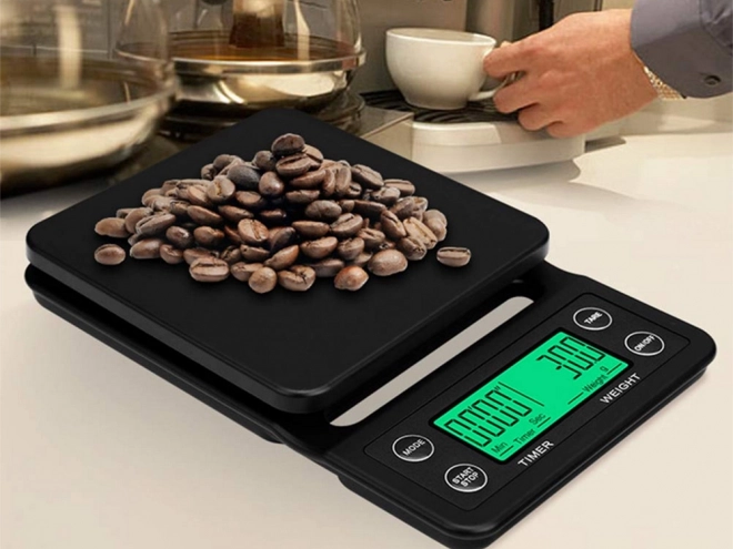 Elektronisk køkkenvægt til kaffe